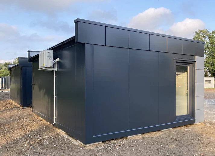 Contenedor de oficina tipo «London» 6,00 x 4,70 m