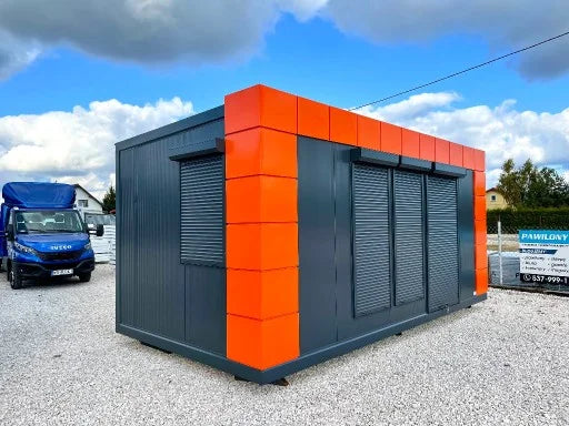 Oficina Contenedor robusto de 6 m x 3 m