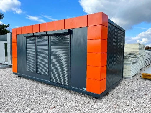Oficina Contenedor robusto de 6 m x 3 m