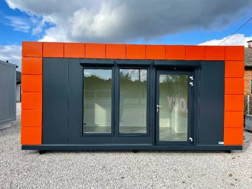 Oficina Contenedor robusto de 6 m x 3 m