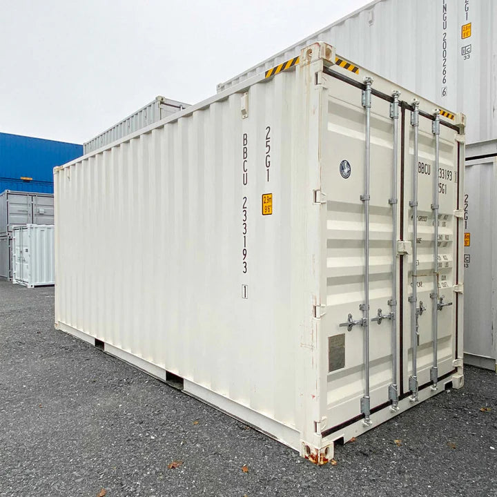 Contenedor 20 pies HC Industrial Blanco – Eficiencia Térmica y Carga de Palés (Usado Grado A)